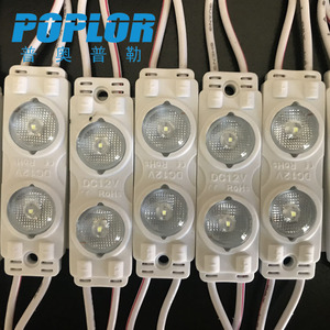 โมดูลไฟ LED Poplor 2835 DC 12V 3500K แสงวอร์มไวท์ 2 หลอด กันน้ำ สำหรับไฟป้าย - Product Image 3