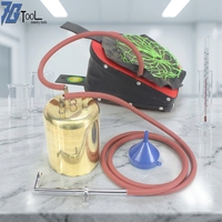 Ensembles de soufflets en cuir avec une chaudière en laiton, une torche, un conduit de chaudière en laiton, un entonnoir en plastique, outil de bijouterie