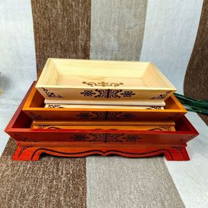 Bandeja Rectangular de Madera Maciza para Servir Cordero Asado, Estilo Étnico, Ecológica, para Exhibición de Alimentos - Product Image 4