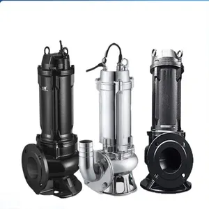 Large flow and high lift stainless steel sewage submersible pump