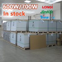 Tanfon Panel surya 550 watt, panel surya mono Eropa gudang 530W 540W 550 W Panel fotovoltaik pendakian