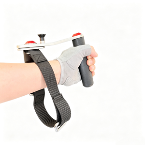 Maniglia Regolabile in Acciaio per Sollevamento Laterale Automatico, Accessorio per Macchina a Cavi da Palestra, Impugnatura Sinistra/Destra per Allenamento Spalle - Product Image 5