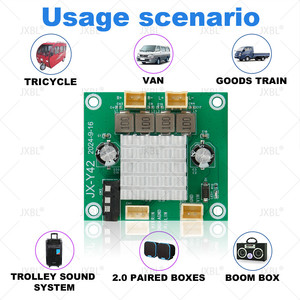 Módulo Amplificador de Audio Digital de Doble Canal TPA3116, Mini Placa Amplificadora de Potencia de 12-24V 2*50W para Cine en Casa DIY - Product Image 4