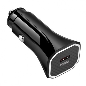 Car Charger Type C 20W PD Fast Charging For Vehicle USB-C <b>Port</b> 12V Input CE FCC Certified - Product Image 2