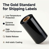 Pita Resin Premium untuk Label Drum Kimia RFID, Pita Tahan Pelarut Suhu Tinggi untuk Tag PI Komponen Elektronik
