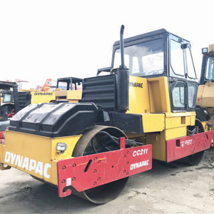 Secondhand Dynapac CC211 Double Drum Roller Hybrid Engine 53KW Power Nice <b>Running</b> Condition for Hot Sale - Product Image 6