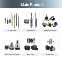 Mandrin mécanique rotatif de haute qualité de 3 à 6 pouces, manchon adaptateur extensible à charge lourde pour support de rouleau de machine d'emballage