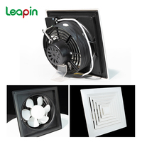 Ventilateur d'extraction rond à montage au plafond pour cuisine/salle de bain/servante domestique, 10-14 pouces, système d'extraction d'air rapide à faible bruit