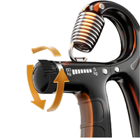 Appareil de musculation pour les mains, entraîneur de force, 5-60 kg, comptage intelligent, réglable, poignée de force, dispositif de musculation pour les mains en acier inoxydable