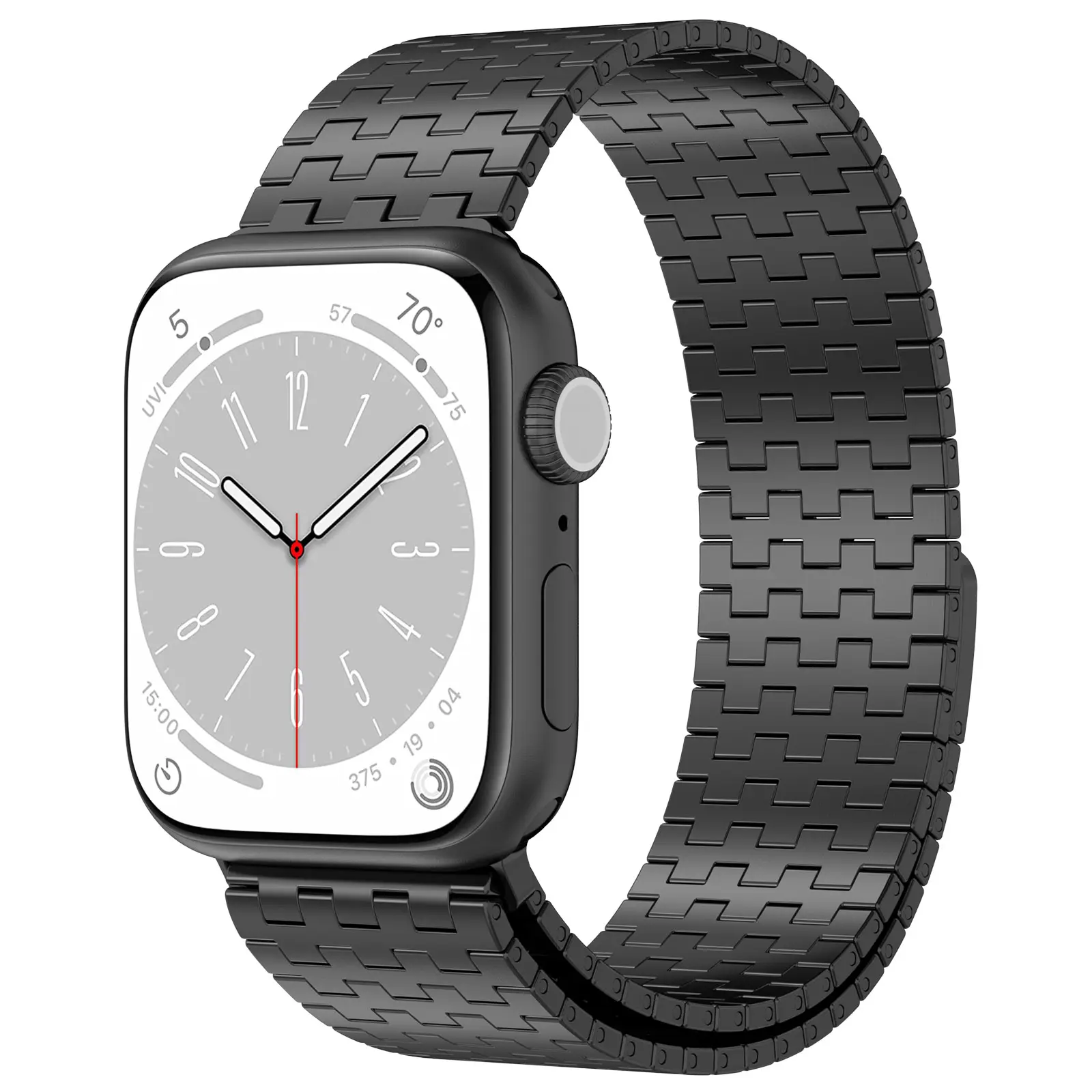 2023 June Stijl Luxe Zakelijke Stijl Verstelbare Sterke Magnetische Gesp Metalen Band Voor Appel Horloge Armband Cadeau Voor Man