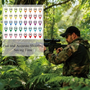 10 tờ súng trường phạm vi tháp pháo dán súng trường phạm vi tháp pháo cho đào tạo trò chơi tầm xa - Product Image 5