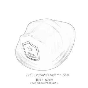 레드 옐로우 소방관 남자 성인 어린이 장난감 어린이 파티 무대 의상 플라스틱 공연 모자 소방관 헬멧 모자 - Product Image 3