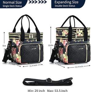 Muestra Gratuita de Nevera Térmica Reutilizable con Logotipo Personalizado Evercredit, Bolsa de Almuerzo Aislada para Picnic - Product Image 3