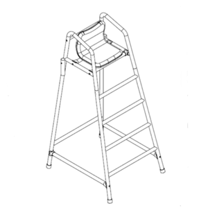 <span class=keywords><strong>Chaise</strong></span> de sauveteur en acier inoxydable 304, résistante à la corrosion, à large champ de vision, facile à installer, pour le bord de la <span class=keywords><strong>piscine</strong></span> - Product Image 5