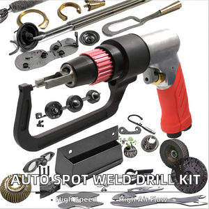 Kit d'outils pneumatiques WILIN WL-6054 OEM pour la soudure par points à air comprimé, réparation de carrosserie automobile, réparation de tôles et de panneaux en acier - Product Image 2