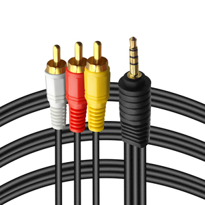 อะแดปเตอร์<span class=keywords><strong>สาย</strong></span>สัญญาณเสียง3.5มม. ถึง2.5มม. <span class=keywords><strong>สาย</strong></span> AV สำหรับ3.5เป็น RCA ตัวผู้ใช้เป็นสายสัญญาณดาวเทียม<span class=keywords><strong>ขาย</strong></span>ดี - Product Image 5