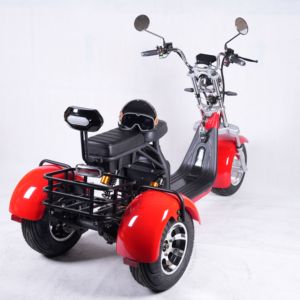 Triciclo Eléctrico sin Escobillas de 2000W, Batería de Litio, Marco de Aleación de Aluminio, Frenos de Disco Hidráulicos, Alcance de 60 Millas, Velocidad de 50 km/h - Product Image 4