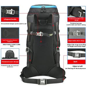 Custom Lightweight Outdoor Sports Trekking Bag Mountaineering Waterproof Mountain <b>Backpack</b> Hiking Camping Travel Daypack - Product Image 4