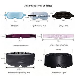 New Fashion Custom Logo 19/22 Mm Luxury Sleeping Eye Silk <b>Sleep</b> <b>Mask</b> - Product Image 3