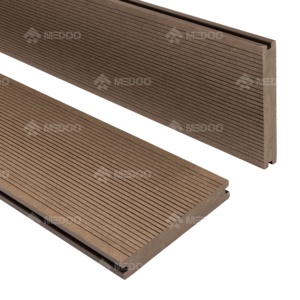 Rắn decking tối màu gỗ tếch decking Composite lồng vào nhau co đùn decking Board cho công viên - Product Image 1