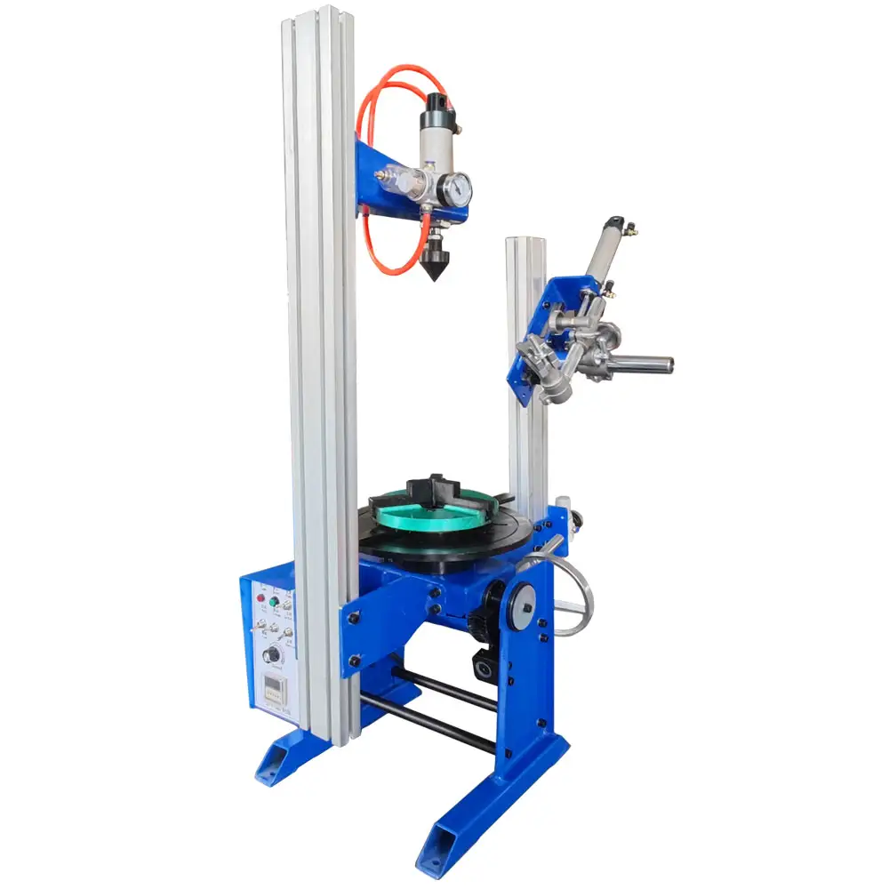 Positionneurs de soudage Tig/Mig avec table tournante de torche de 100kg et support de torche pour le positionnement de tuyaux soudés