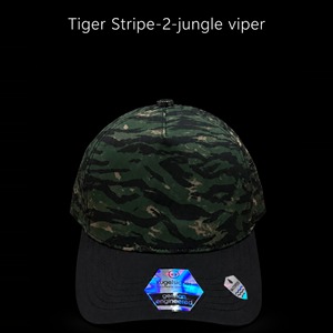 custom 5 panel Golf <b>Cap</b> <b>Camo</b> Green Curved Brim with custom logo Waterproof performance hat Perforated Breathable Men Women - Product Image 2