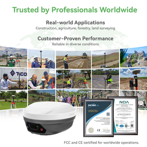 Receptor GPS GNSS RTK E1 Lite con Pantalla Fácil de Usar, Calibración Automática, Actualizaciones de Software, Base y Rover GNSS RTK - Product Image 1