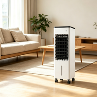 Refroidisseur d'air par évaporation verticale, en plastique ABS durable, grand volume d'air, mode vent naturel confortable, refroidissement domestique