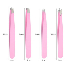 Pince à épiler inclinée pour sourcils, ensemble d'instruments de beauté légers en acier inoxydable, fourni directement par l'usine - Product Image 6