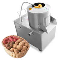 Commerciële automatische aardappelenschilmachine, 240 kg/u, 304 roestvrij staal, 220V voor restaurants en groenteverwerkingsbedrijven