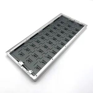 Custodia per tastiera meccanica in alluminio Keycap Custom alta precisione CNC metallo lavorazione CNC Micro lavorazione Custom alluminio