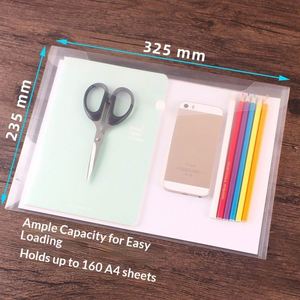 Carpeta Transparente A4 con Botón a Presión, Personalizada, Reforzada, de Gran Capacidad, para Almacenamiento de Documentos - Product Image 2