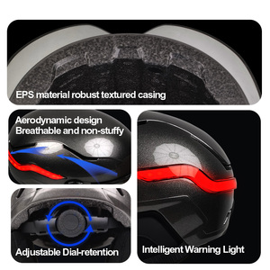 Mũ bảo hiểm xe đạp thông minh đi đêm có đèn xi nhan LED, mũ bảo hiểm đạp xe dành cho người đi làm trong thành phố và an toàn giao thông đường bộ - Product Image 3