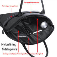 Sac à main souple en Oxford pour homme, grande capacité, imperméable, sacoche de bureau, sacoche de conférence, sacoche pour documents professionnels, sacoche pour ordinateur portable