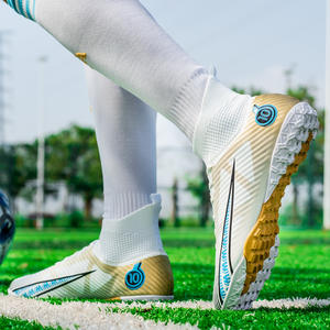 Tacos <span class=keywords><strong>de</strong></span> Fútbol Profesionales, Económicos, Originales, Plateados, para Entrenamiento, Césped Deportivo, Suaves, Ligeros, Atléticos, para Hombre y Mujer - Product Image 5