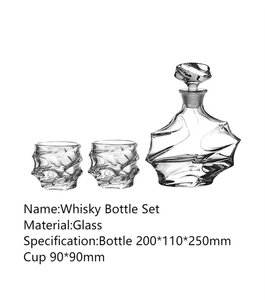 Personnalisable conçu léger luxe modèle chambre whisky verre à vin ensemble plateau décorations créatives ornements - Product Image 3