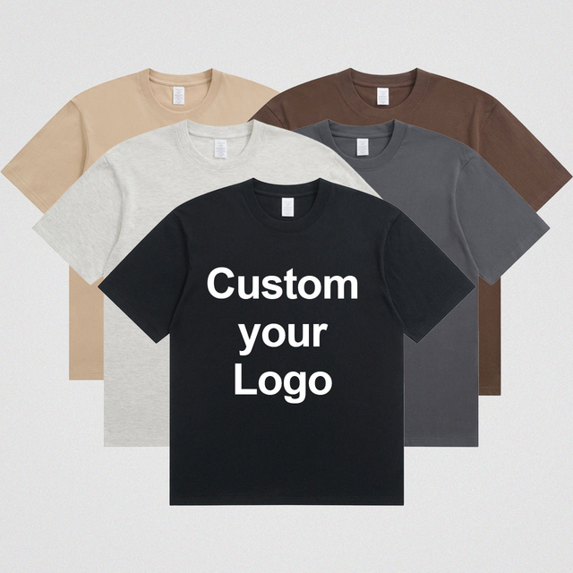 Wholesale Hot Selling Heavy Cotton High Quality T-shirt Men's Oversized Custom Blank Heavyweight Tshirt for Men Tshirts
