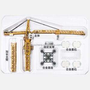 Modèle de <span class=keywords><strong>grue</strong></span> à tour à plateau plat de collection de haute qualité 1:50, modèle de <span class=keywords><strong>jouet</strong></span> en métal moulé sous pression, <span class=keywords><strong>jouet</strong></span> de <span class=keywords><strong>grue</strong></span> à tour en métal moulé sous pression pour cadeaux d'affaires - Product Image 6