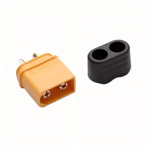 Connecteurs XT60H XT60 avec capuchon anti-poussière, connecteurs mâles et femelles, fiches d'alimentation, gaine noire <span class=keywords><strong>pour</strong></span> batterie Lipo, avions et voitures RC - Product Image 3