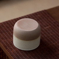 Tasse à expresso et à thé en céramique et grès, couleur unie, minimalisme moderne, personnalisable et créative, Dehua, vente en gros transfrontalière