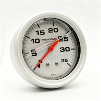 Anti-vibration Oil Filled Pressure Gauge Stainless Steel Case Brass With Explosion-proof Holes Hydraulic Pressure Gauge