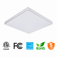 Plafonniers LED plats 2x2 pieds 40W 4400LM 3000K/4000K/5000K encastrés pour plafond suspendu intérieur