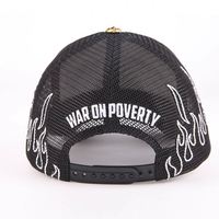 Gorra de béisbol de 5 paneles de gamuza y malla personalizada por el fabricante con logo bordado en 3D, estampado en relieve, estilo hip hop, a rayas, para ciclismo, deportes y uso casual.