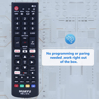 HUAYU RM-L1616 nouvelle télécommande universelle pour LG TV Compatible LCD LED HDTV 3D Smart TV
