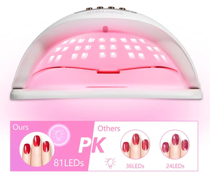 Directo de fábrica 380W 81LED Nail UV Sun X26 Max Nail Lamp Gel Polish Led Light Portable Nail Lamp para mujeres - Product Image 2