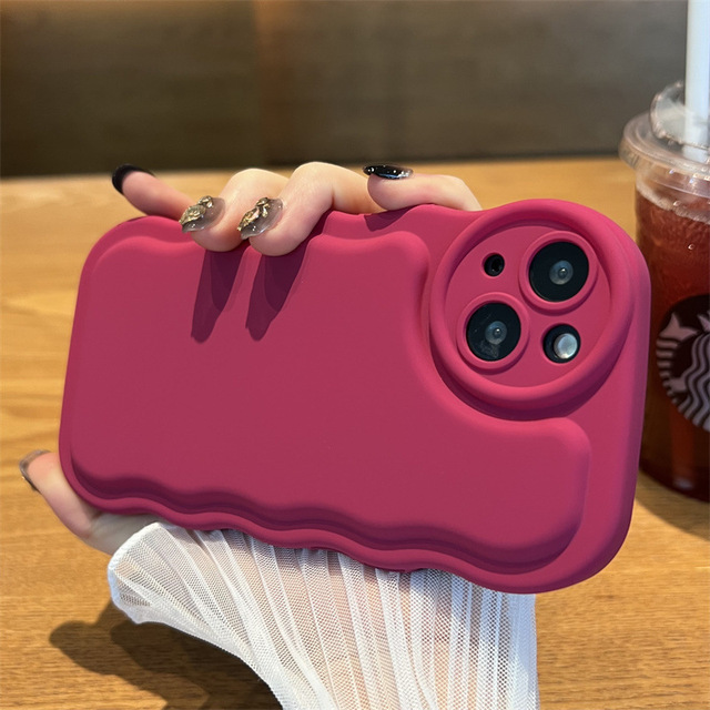 SHT Silicone Waterproof 3D Design Multi Colors Anti-Shock Soft Protective Camera Protector Mobile Phone Cases Phone Socket