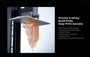 เครื่องพิมพ์เรซิ่น Piocreat HALOT-PLAY 4K LCD 8.9 นิ้ว ขนาด 192*120*200 มม. แกน Z ที่มั่นคง แหล่งกำเนิดแสงในตัว อัตโนมัติ USB รับประกัน 1 ปี - Product Image 4