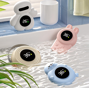 Thermomètre de <span class=keywords><strong>bain</strong></span> pour bébé, jouet flottant, affichage LCD, alimenté par piles, thermomètre à changement de couleur, thermomètre domestique en plastique - Product Image 4