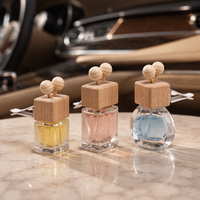 Flacon de parfum de voiture rechargeable de 8 ml, 10 ml, 15 ml, un flacon en verre avec clip de ventilation pour diffuseur d'huiles essentielles et de parfum