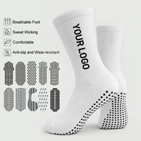 Chaussettes de football antidérapantes pour jeunes avec logo imprimé sur le dessus, couleurs et tailles personnalisées, commande en gros pour les équipes